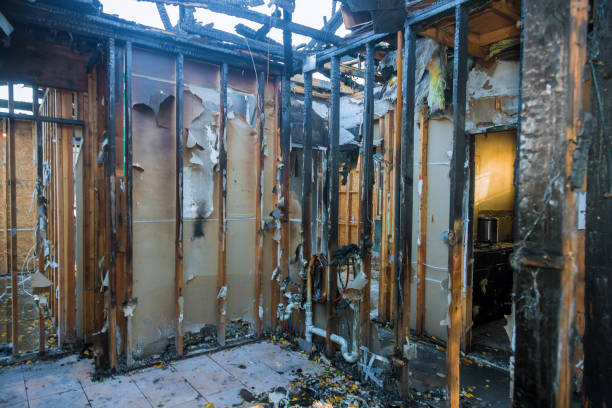 Professional Fire Damage Removal technician working in Burlingame, CA